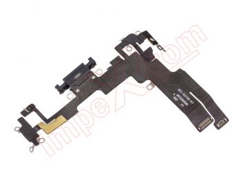 PREMIUM PREMIUM Midnight black flex cable with charging connector for Apple iPhone 14, A2882